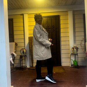 Vintage oversized Peacoat trench coat  jacket pockets